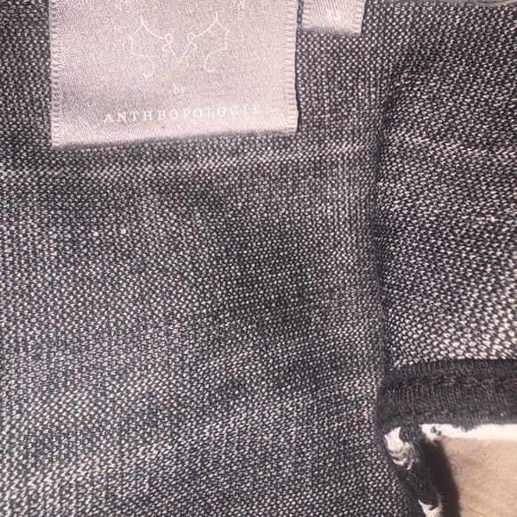 2/$20 Anthropologie Black and White Patterned Blouse - Picture 7 of 7